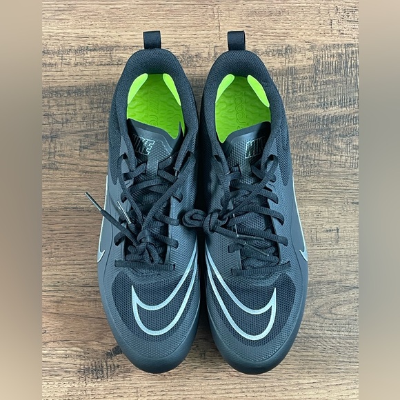 Nike Alpha Huarache 8 Pro ‘Black Silver’ (size mens 13) - Picture 3 of 6